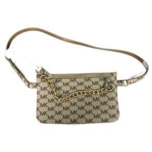 Michael Kors MK Fanny Pack Belt Bag Waist Chain Medium 32" to 35" NEW with Tags